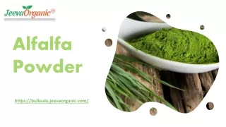 alfalfa powder