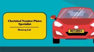 Cherished Number Plates Specialist | Motoreg LTD