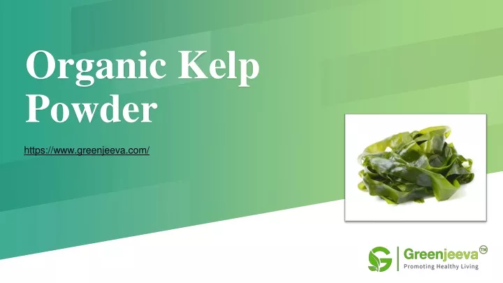 organic kelp powder