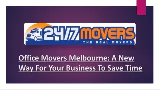 Office Movers Melbourne A New Way For Your Business To Save Time