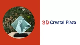 3D Crystal Diamond Shape: 3D Crystal Plaza