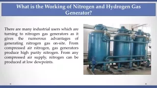 what is the working of nitrogen and hydrogen