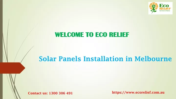 welcome to eco relief