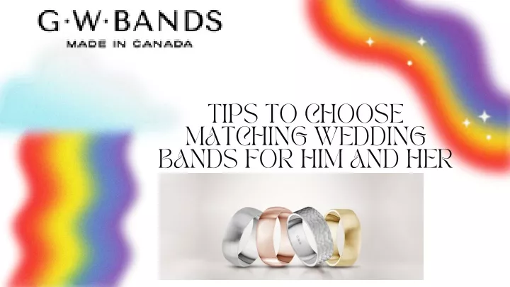 tips to choose matching wedding bands