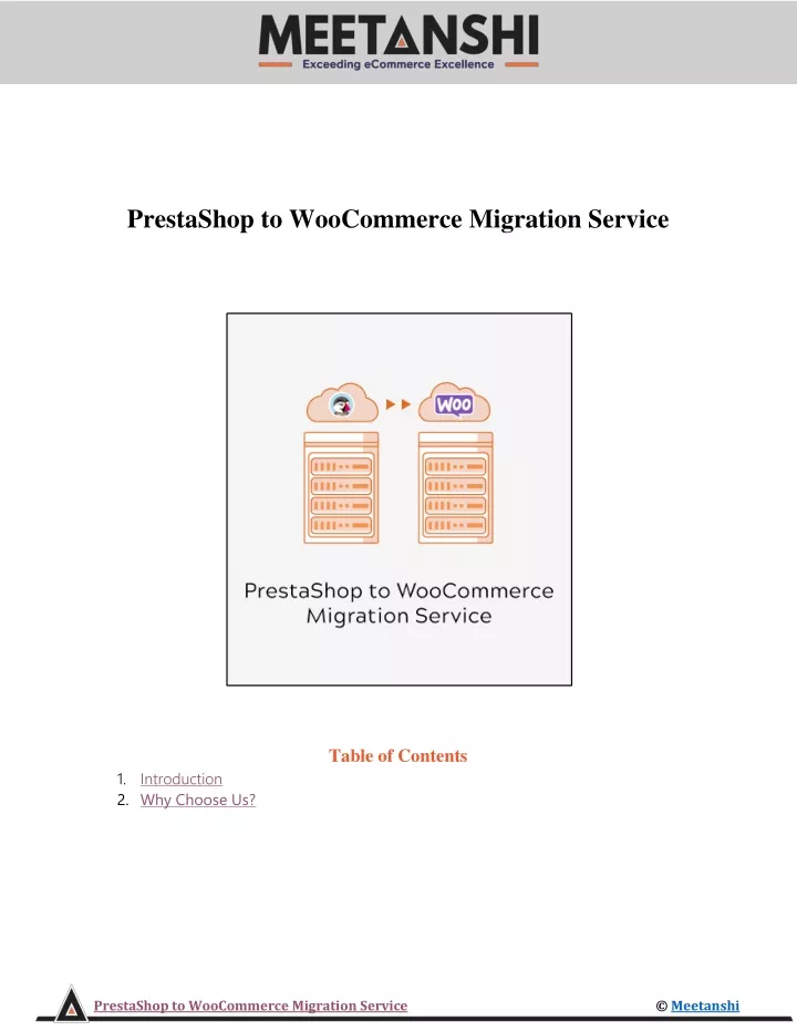 prestashop to woocommerce migration service table