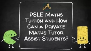 psle maths tuition and how can a private maths tutor assist students