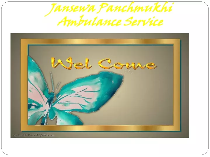 jansewa ambulance service