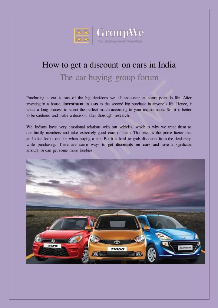 ppt-how-to-get-a-discount-on-cars-in-india-powerpoint-presentation