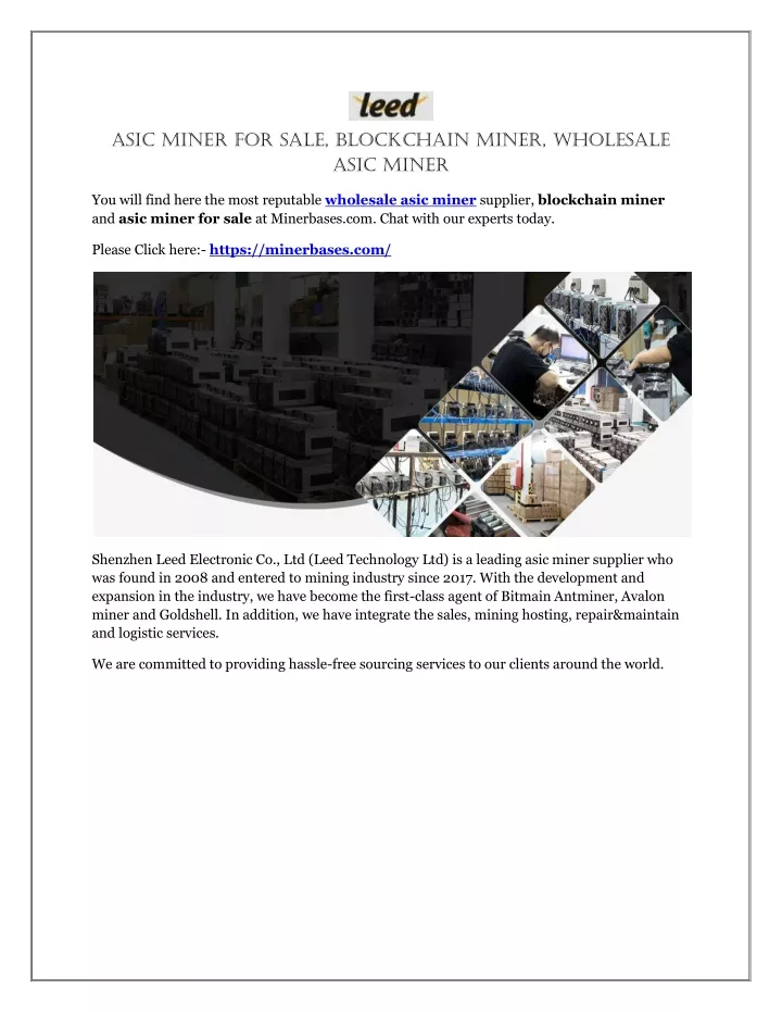 asic miner for sale blockchain miner wholesale