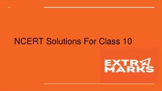 ncert solutions for class 10