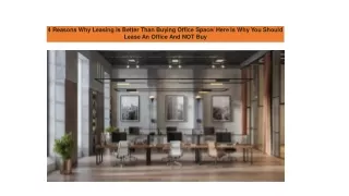 4 reasons why leasing is better than buying