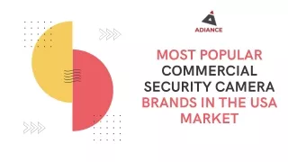 Most Popular Commercial security camera brands in the USA Market