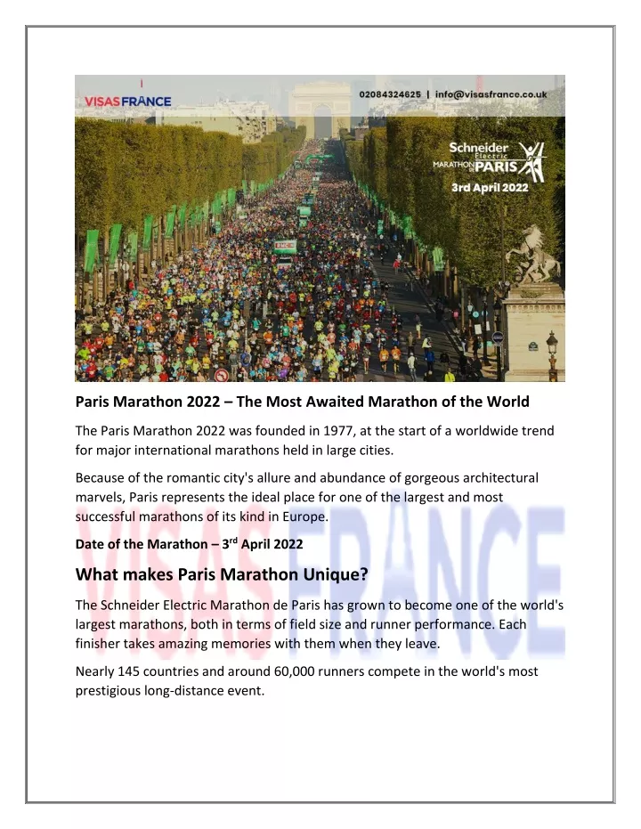 paris marathon 2022 the most awaited marathon