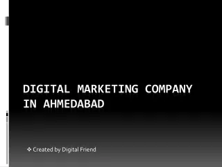 Digital Marketing Company in Ahmedabad