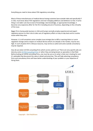 everything you need to know about fda regulatory