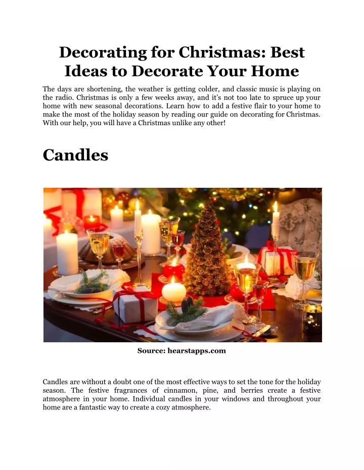 decorating for christmas best ideas to decorate