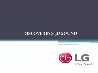 DISCOVERING 3D SOUND