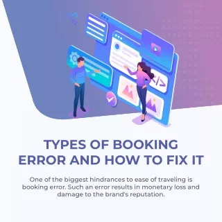 TYPES OF BOOKING  ERROR AND HOW TO FIX IT