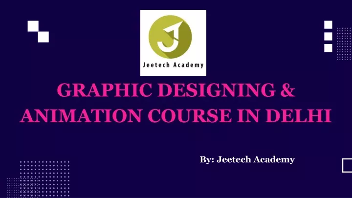 graphic designing animation course in delhi