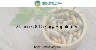 Top Effective Vitamins & Dietary Supplement