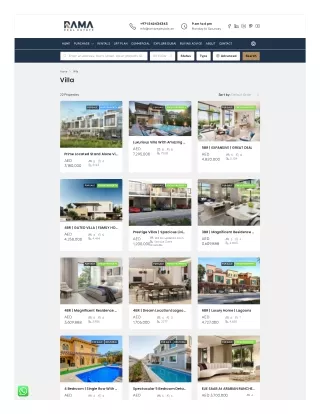 Luxury Villas for sale in Dubai