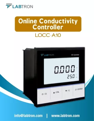 online conductivity controller locc a10