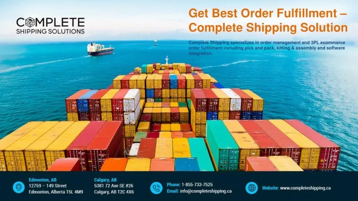 get best order fulfillment complete shipping