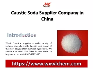Caustic Soda Supplier Company in China