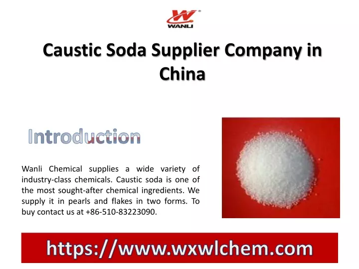 caustic soda supplier company in china