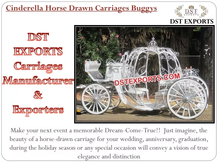 cinderella horse drawn carriages buggys
