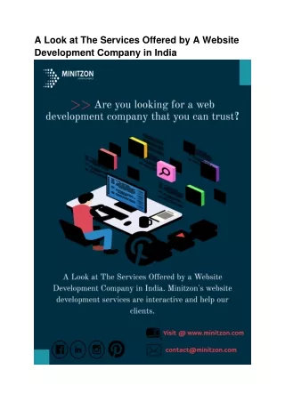 Are you looking for a web developer company that you can trust