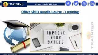 contact info@1training org