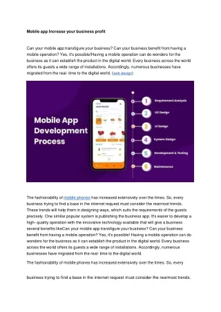mobile app increase your business profit can your