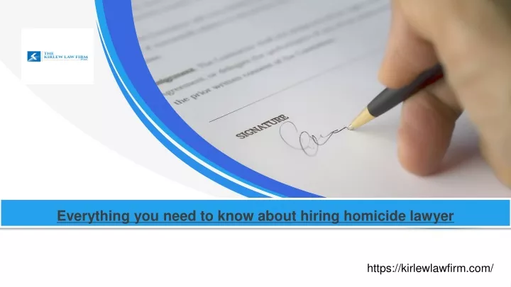 everything you need to know about hiring homicide