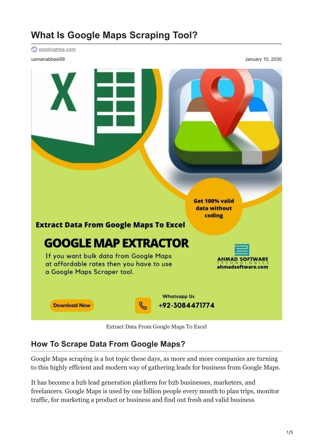 PPT - What Is Google Maps Scraping Tool PowerPoint Presentation, free ...