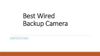 Best Wired Backup Camera
