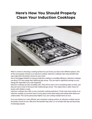 here s how you should properly clean your