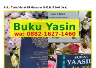 Buku Yasin Murah Di Makassar 088ᒿ~IϬᒿᜪ~IᏎϬ0[WA]