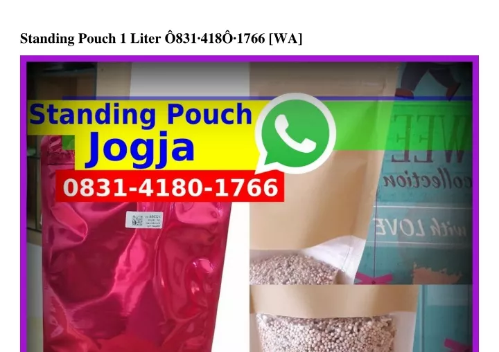 standing pouch 1 liter 831 418 1766 wa