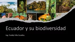 Ecuador y su biodiversidad