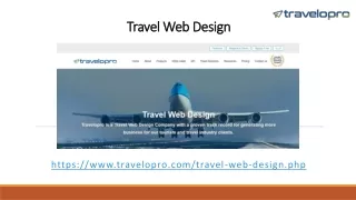 travel web design