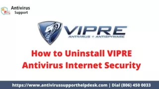 Uninstall VIPRE Antivirus Advance Security with Images