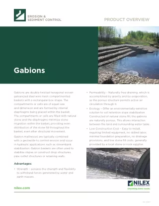 Gabion Baskets for Retaining Walls | Nilexinc