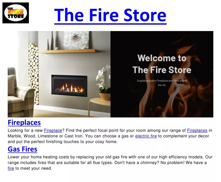 the fire store