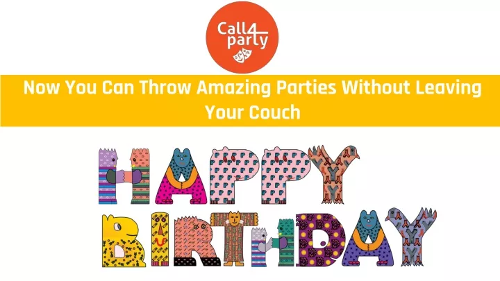 now you can throw amazing parties without leaving