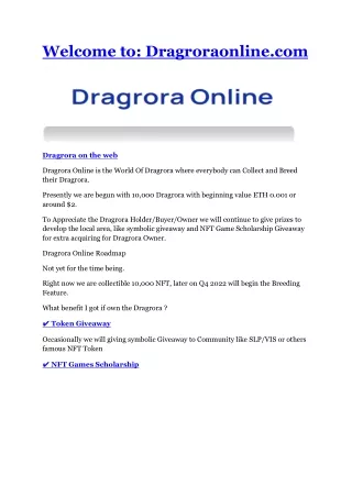 welcome to dragroraonline com