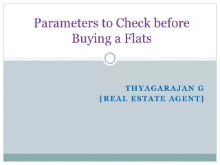 Tips to Buy a Flat