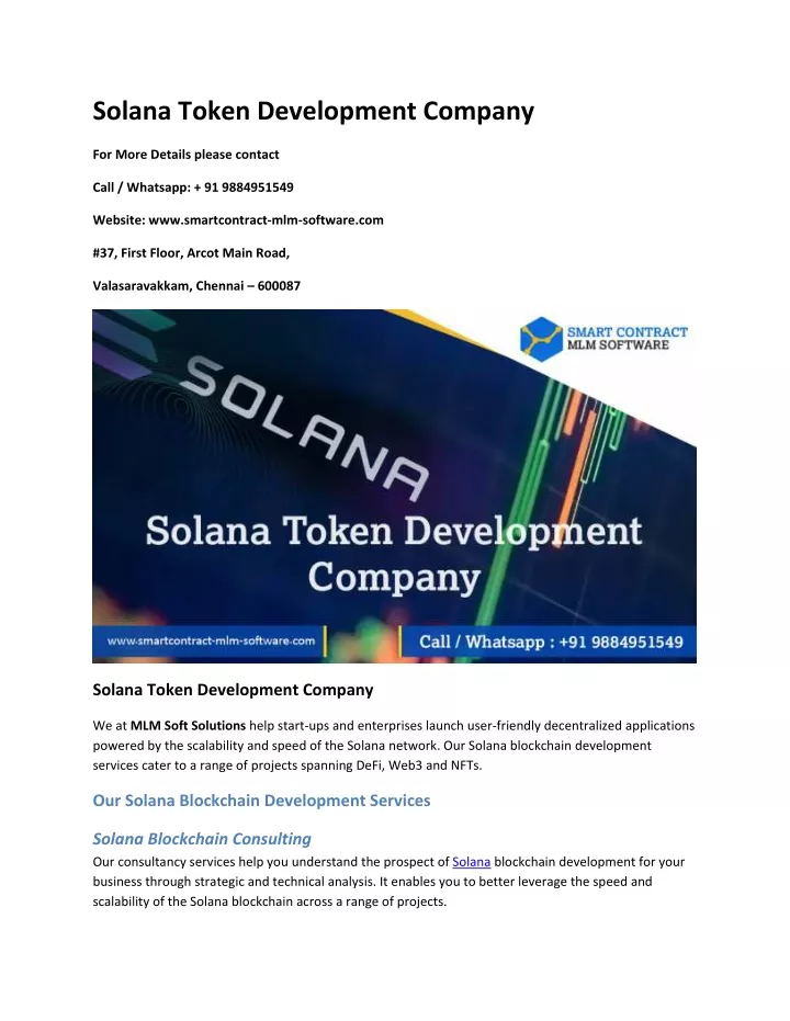 solana token development company