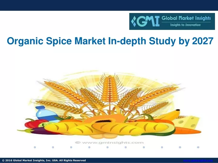 organic spice market in depth study by 2027