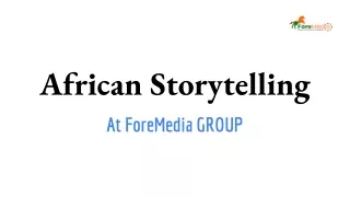 african storytelling